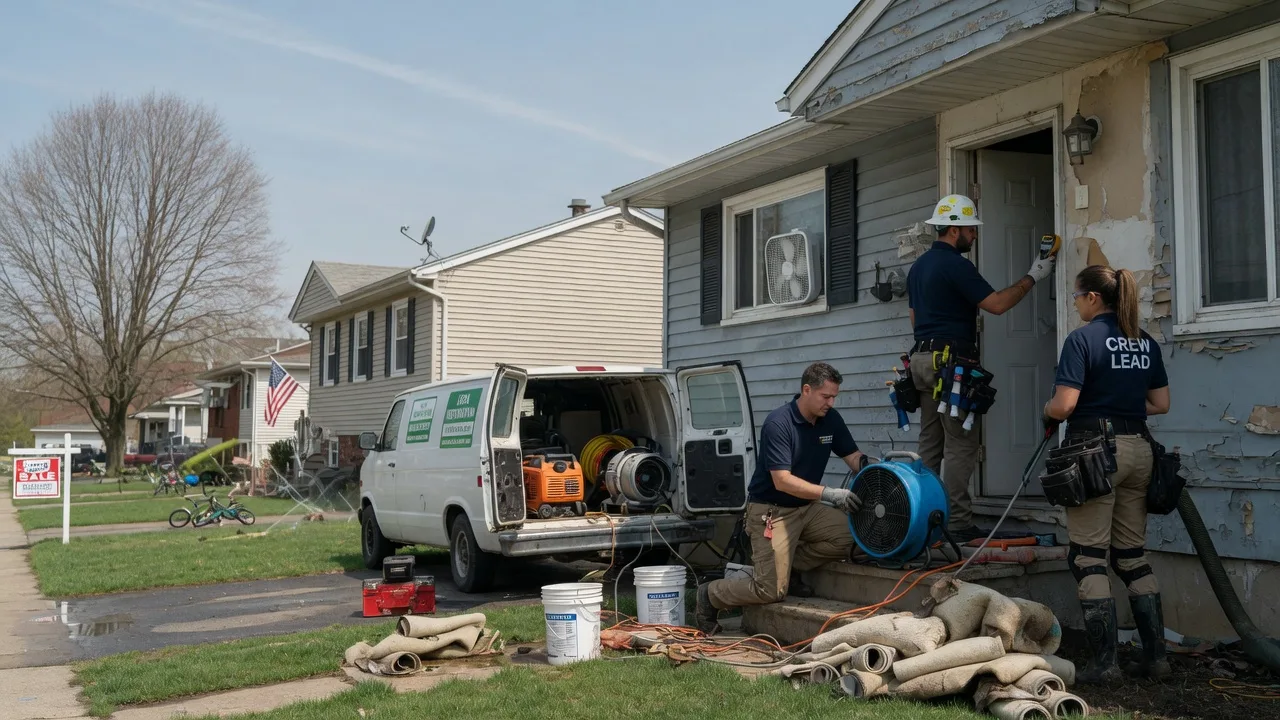 Flood Cleanup in Tekonsha, MI near me